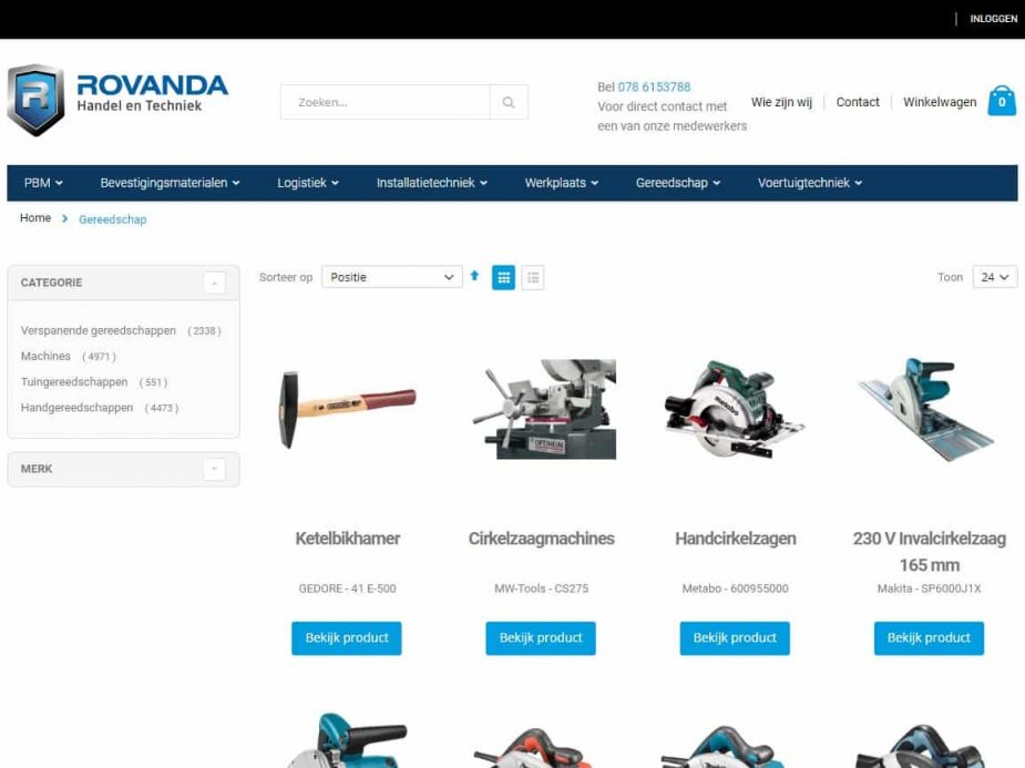 Webshop Rovanda