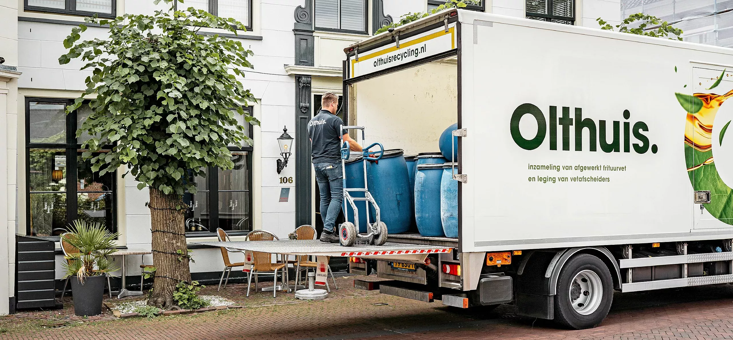 Olthuis Recycling inzameling oude frituurolie header case - ICIT