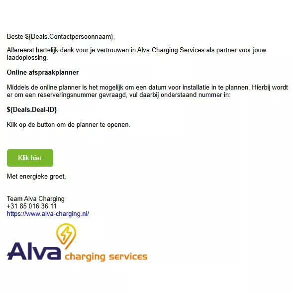 Sjabloon email case Alva - ICIT
