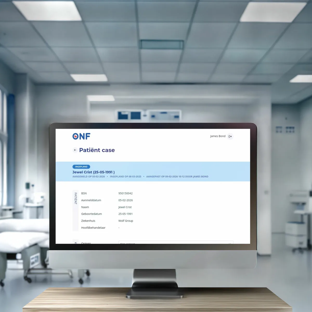 MDO Patiënt detail case 3 - ICIT